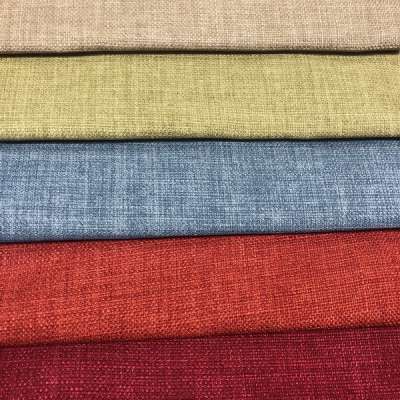 China textile decorative faux linen sofa cover fabric for furniture use